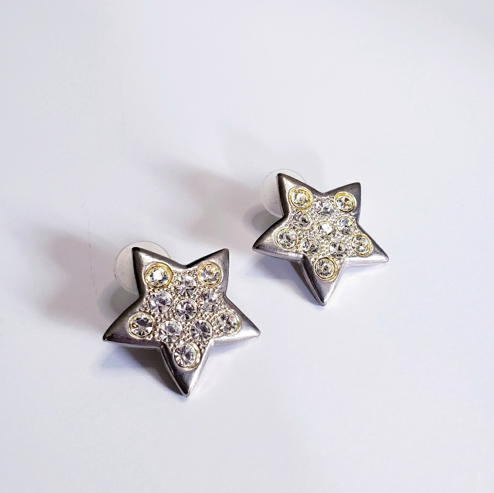 Chunky Star Bling Earrings